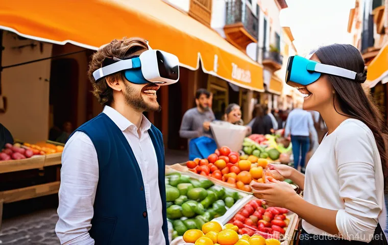 교육공학과 가상현실 VR - **Prompt 2: Future of Medical Training with VR Simulation**
    Two focused medical students, one ma...